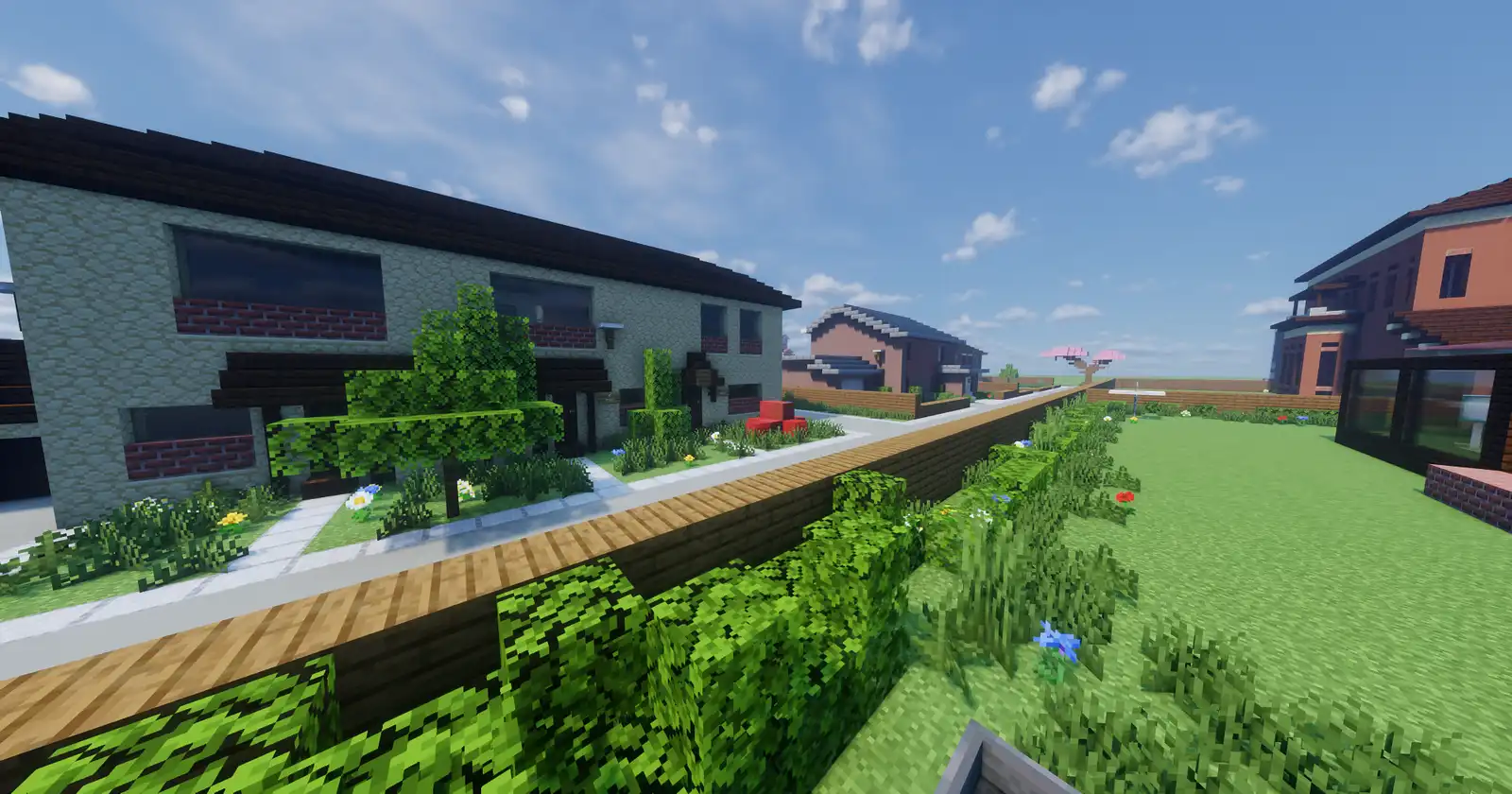 A district street in Lab Town